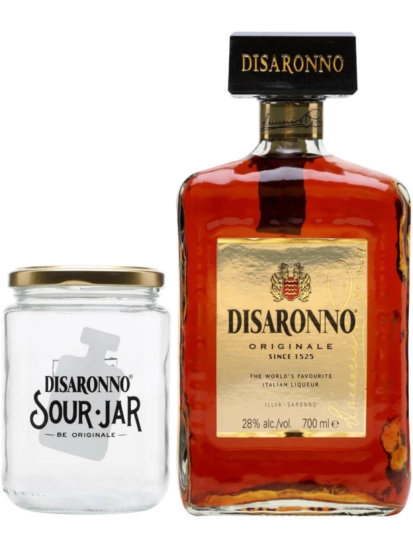 Disaronno Originale, with Sour Jar