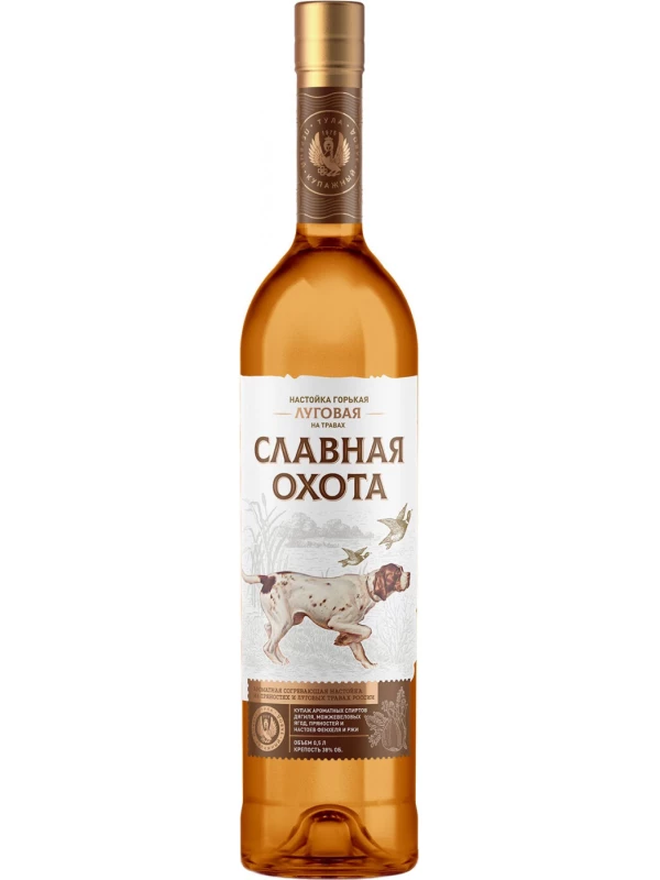 Луговая Славная Охота, настойка горькая