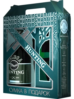 Ликер Beluga Hunting Herbal Bitter, gift box with waist bag 0.7 л