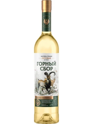 Ликер Луговая Горный Сбор, настойка горькая 0.5 л