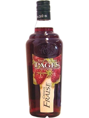Ликер Pages Creme de Fraise 0.7 л