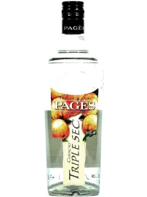 Ликер Pages Curacao Triple Sec 0.7 л