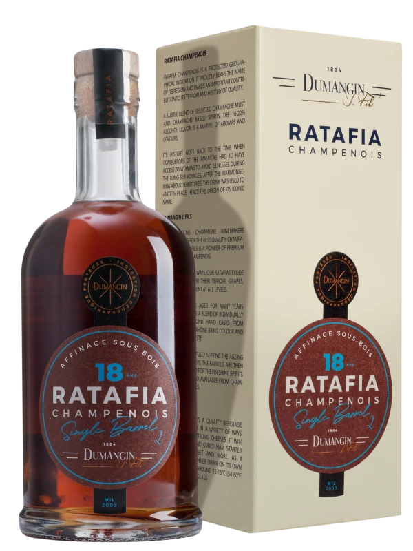 Dumangin J. Fils, Ratafia Champenois Single Barrel 18 Years Old, gift box