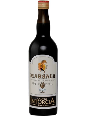 Ликерное вино Cantine Intorcia, Marsala Fine I.P. Dry DOC 1 л