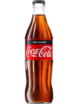 Лимонад Coca-Cola Zero, Glass 0.33 л