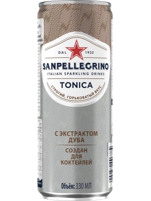 Лимонад S. Pellegrino Tonica Oakwood Extract, in can 0.33 л