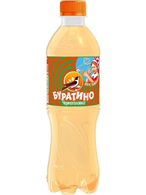 Лимонад Черноголовка Буратино, ПЭТ 0.5 л