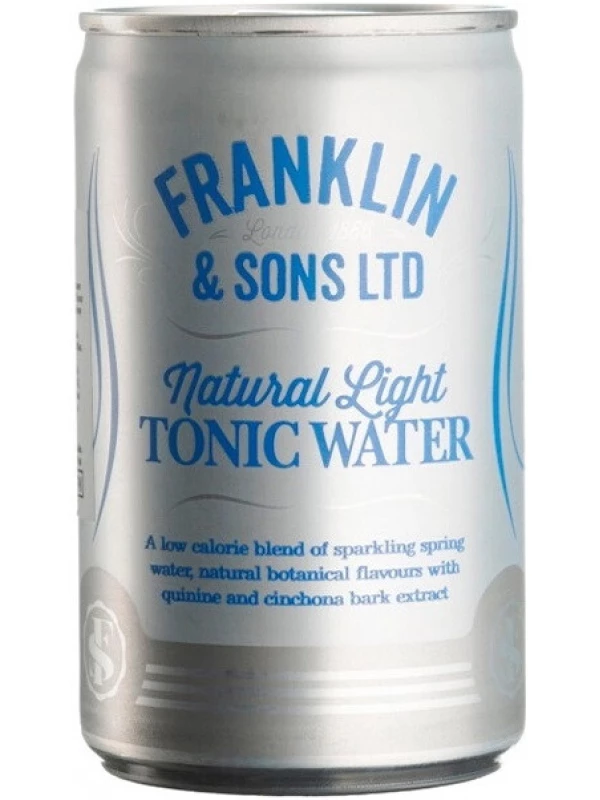 Franklin & Sons, Natural Light Tonic, in can