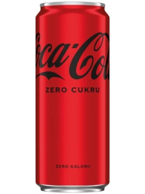 Лимонад Coca-Cola Zero Sugar (Poland), in can slim 0.33 л