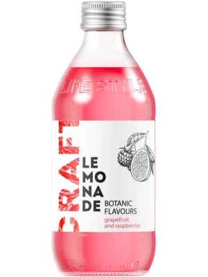 Лимонад Starbar Craft Grapefruit and Raspberries, Glass 0.33 л