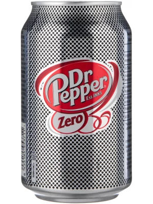 Лимонад Dr. Pepper Zero (Poland), in can 0.33 л