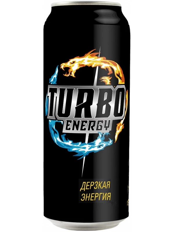 Turbo Energy, Energy Drink, in can