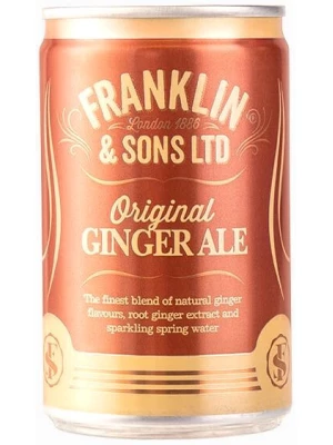 Лимонад Franklin & Sons, Original Ginger Ale Tonic, in can 0.15 л