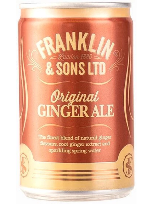 Franklin & Sons, Original Ginger Ale Tonic, in can