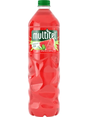 Лимонад Multitel Watermelon-Mint, PET 1 л