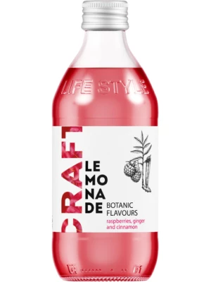 Лимонад Starbar Craft Raspberries, Ginger and Cinnamon, Glass 0.33 л