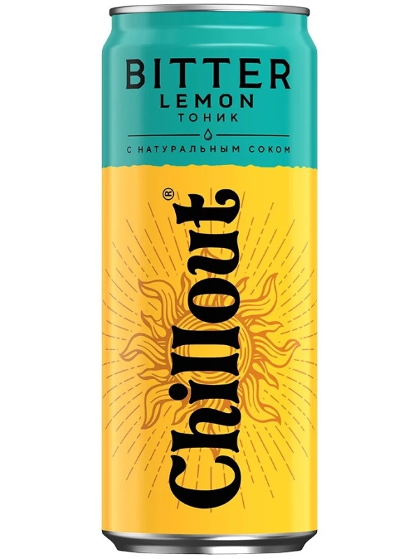 ChillOut Bitter Lemon, in can
