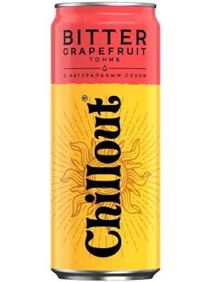 Лимонад ChillOut Bitter Grapefruit, in can 0.33 л