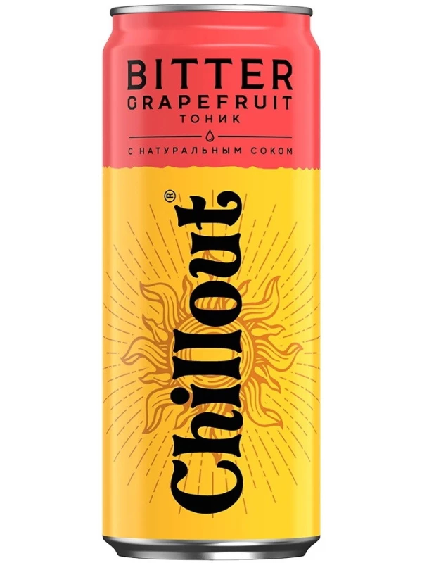 ChillOut Bitter Grapefruit, in can