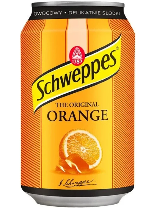 Schweppes Orange (Poland), in can