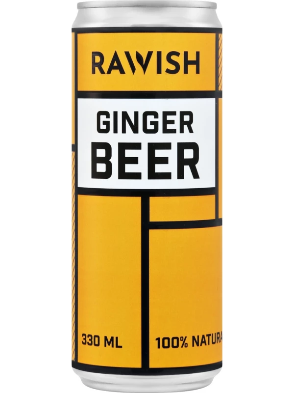 Rawish Ginger Beer, Lemonade, in can