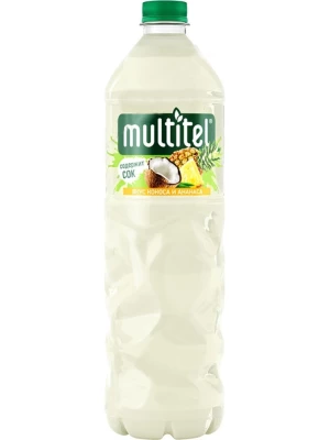 Лимонад Multitel Coconut-Pineapple, PET 1 л