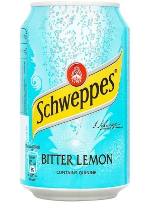 Лимонад Schweppes Bitter Lemon (Poland), in can 0.33 л