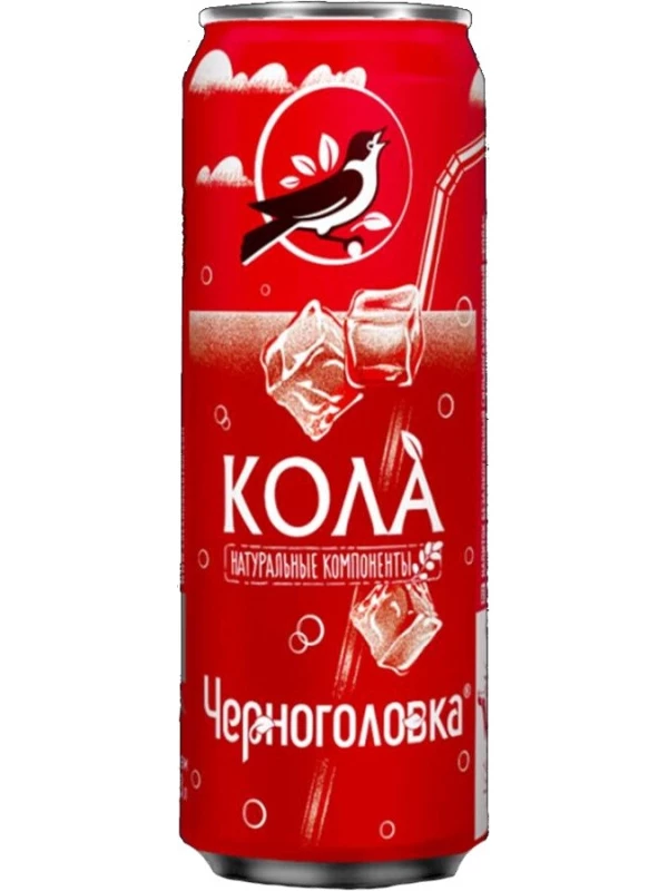 Черноголовка Кола, в жестяной банке