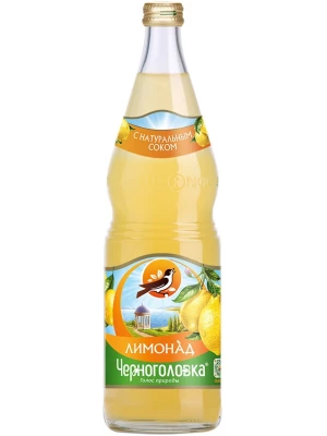Лимонад Черноголовка Лимонад, в стеклянной бутылке 1 л