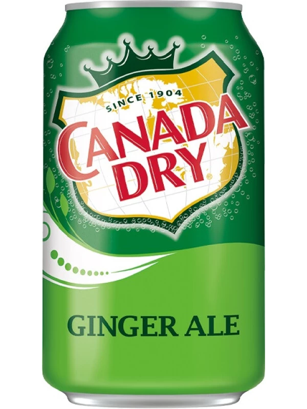 Canada Dry Ginger Ale, in can