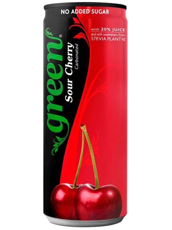 Green Sour Cherry, in can