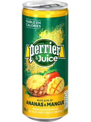 Лимонад Perrier Ananas & Mangue, in can 0.25 л