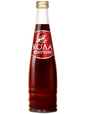 Лимонад Черноголовка Кола, в стеклянной бутылке 0.33 л
