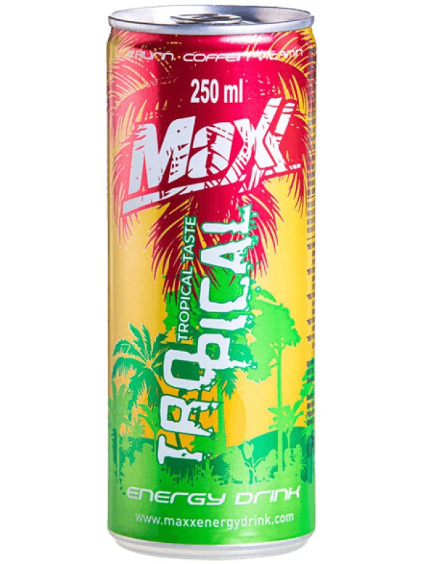 Maxx Tropical, Energy Drink, in can
