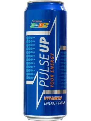 Лимонад PulseUP Energy, Vitamin Energy Drink, in can 0.25 л