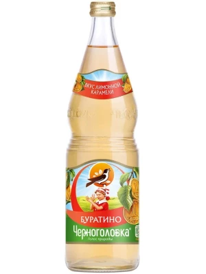 Лимонад Черноголовка Буратино, в стеклянной бутылке 1 л