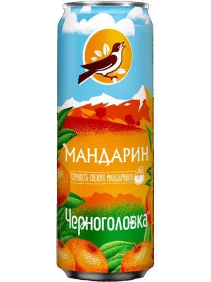 Лимонад Черноголовка Мандарин, в жестяной банке 0.33 л