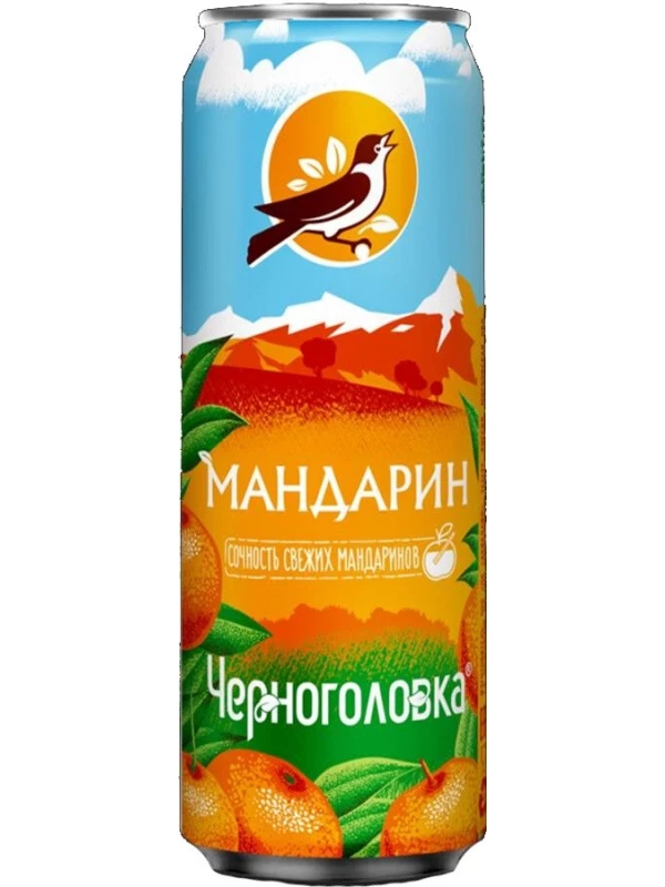Черноголовка Мандарин, в жестяной банке