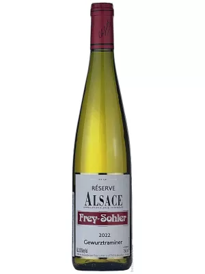 Вино Frey-Sohler, Gewurztraminer Reserve, Alsace AOC 2022, 0.75 л