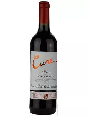Вино Cune Crianza, Rioja DOC 2019, 0.75 л