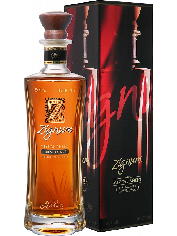 Zignum Mezcal Anejo, gift box