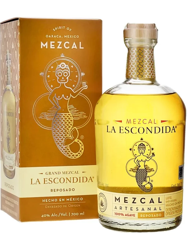 Grand Mezcal, La Escondida Reposado, gift box