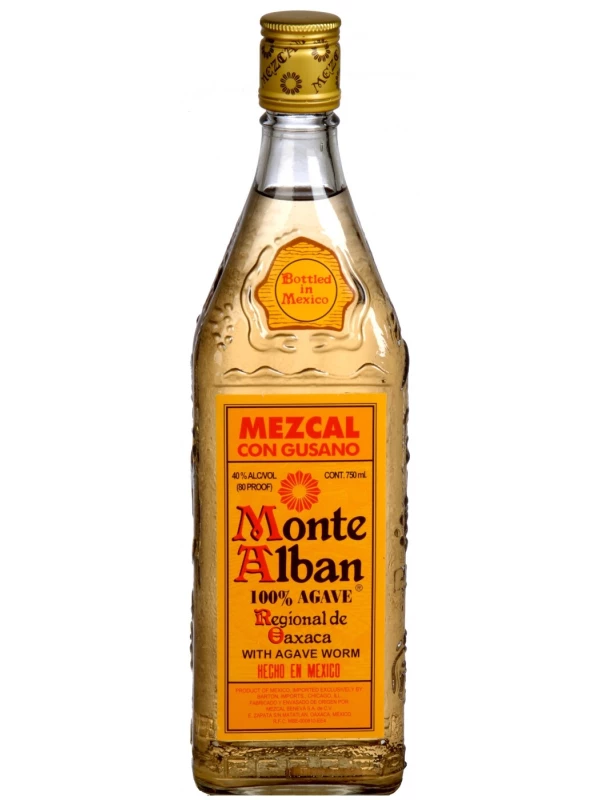 Monte Alban with agave worm