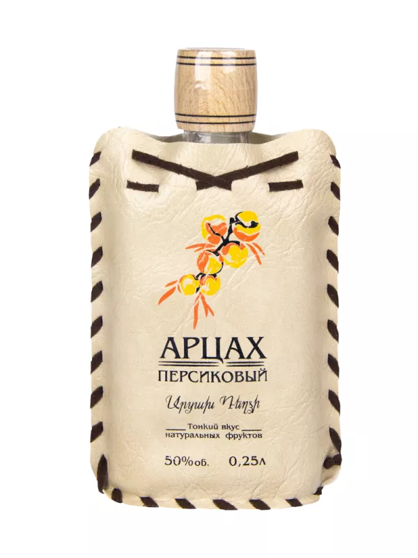 Арцах Персиковый, в кожаном чехле