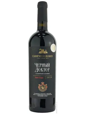 Ликерное вино Черный Доктор Солнечной Долины 0.75 л