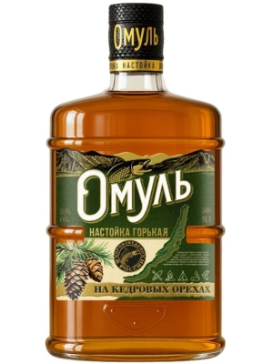 Настойка ММВЗ, Омуль на Кедровых Орехах, настойка горькая 0.5 л