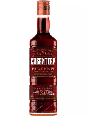 Настойка Сиббиттер Ягодный, настойка полусладкая (30%) 0.5 л