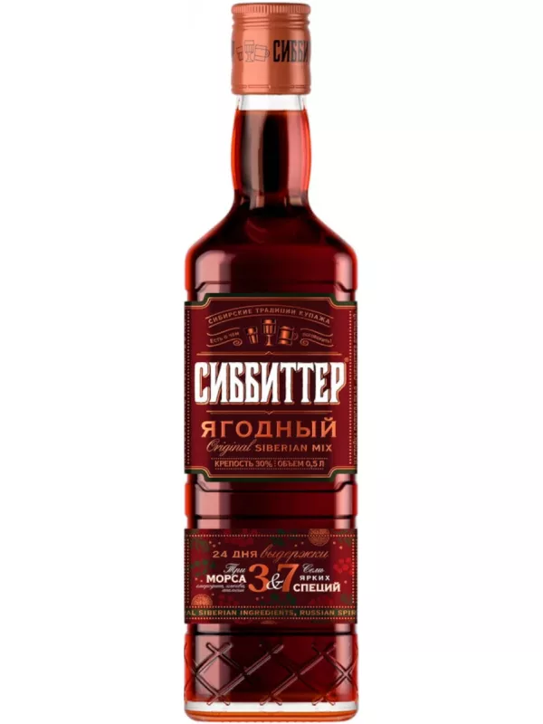 Сиббиттер Ягодный, настойка полусладкая (30%)