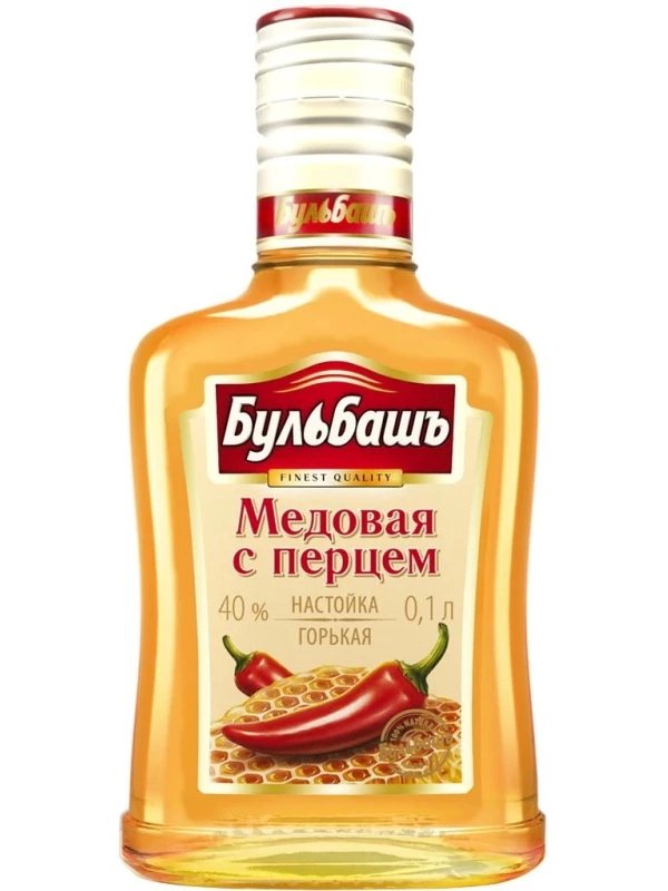 Бульбашъ Медовая с перцем Настойка горькая