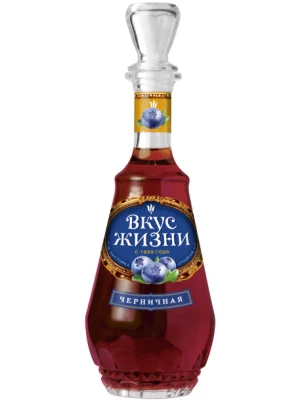 Настойка Вкус жизни Черничная, настойка сладкая 0.5 л